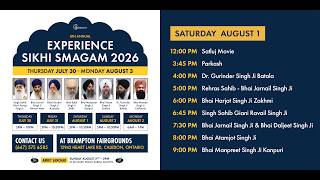Experience Sikhi Smagam // Day 5 // August 3rd 2026