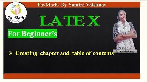 LATEX- how to use chapter and table of contents command in winedt