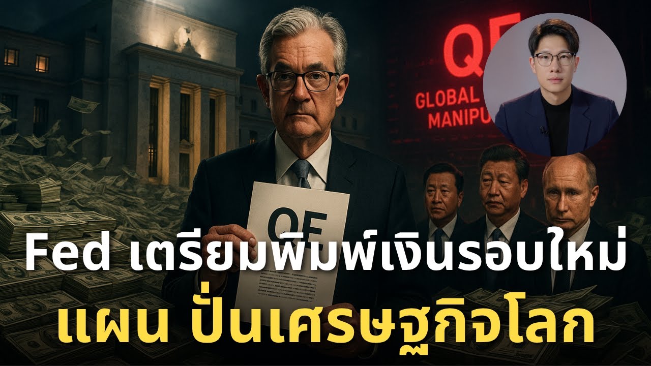 ⁣ช็อกโลก! Fed เตรียมพิมพ์เงินรอบใหม่ QE มหาศาล หลัง “แผนลับซื้อพันธบัตร” ถูกเปิดโปง
