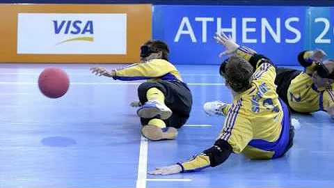 Quais as posições dos jogadores no goalball?