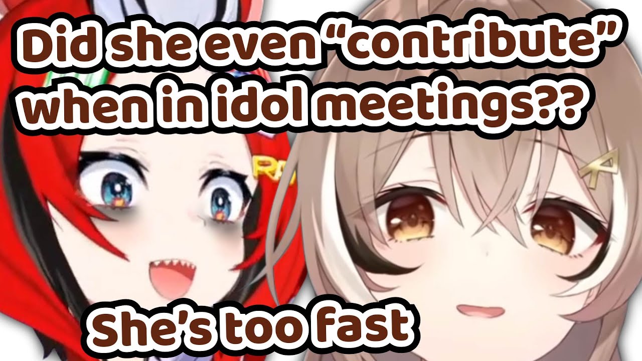 Mumei Just Realized That Bae is WAY TOO Fast at Her Idol Meetings