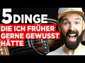 Gitarre für Anfänger - 5 Dinge, die du auf jeden Fall wissen solltest!