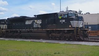Very Friendly Crew on NS 287 Northbound at Bowden Yard