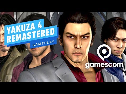 5 Minutes of Yakuza 4 Remastered Gameplay - Gamescom 2019