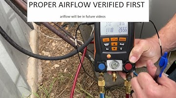 HVAC 059 Example fixed metering device with Superheat and Subcooling vs Target SH SC