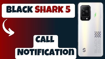 Black Shark 5 Led Light Call Notification || How to Enable Call Flash