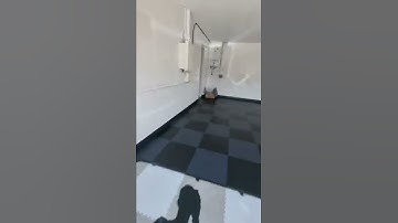 How to fit pvc interlocking garage floor tiles | Satisfying Flooring | Supercar Garage | Mclaren
