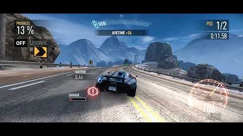 Nfs No Limits Gameplay 2 - How to get air time of 15 seconds in 1 race - Madhu Aadheswar