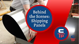 behind the scenes: shipping aluminum enclosed trailer panels