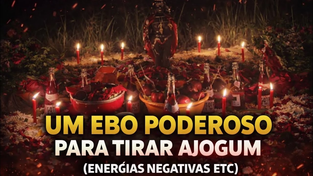 UM EBO PODEROSO PARA TIRAR AJOGUM (ENERGIAS NEGATIVAS ETC.)