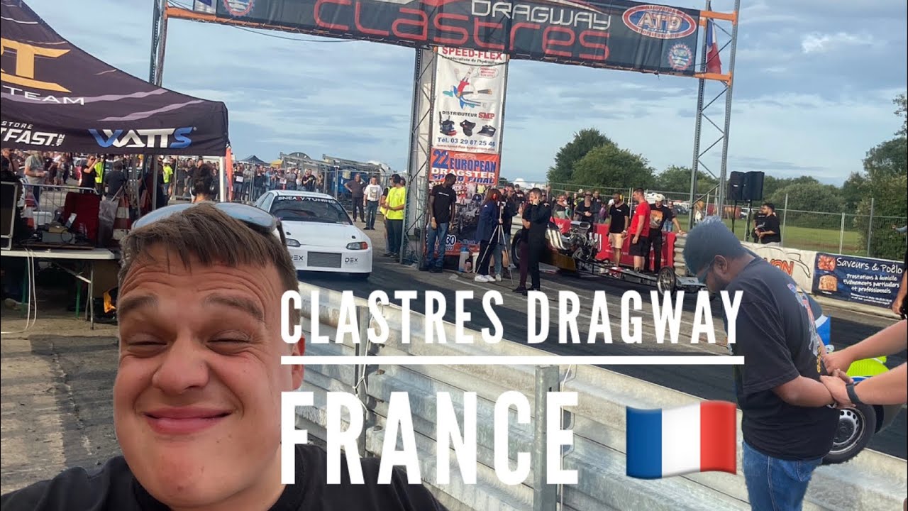 I visited France and checked out Drag Racing at Clastres Dragway - YouTube