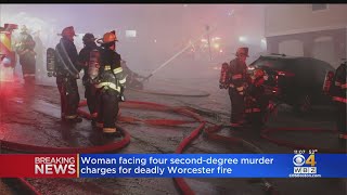 Woman facing 4 second-degree murder charges for deadly Worcester fire