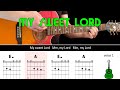 Easy play along series - MY SWEET LORD - Acoustic guitar lesson (chords & lyrics) - George Harrison