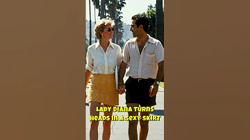 Lady Diana Dodi Fayed S Hot Summer Day In L A Shorts 