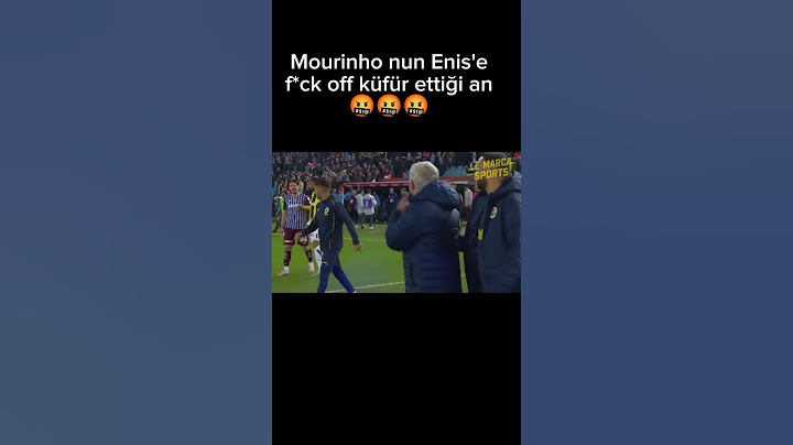 Mourinho nun f*ck off dediği an. #mourinho #fenerbahçe