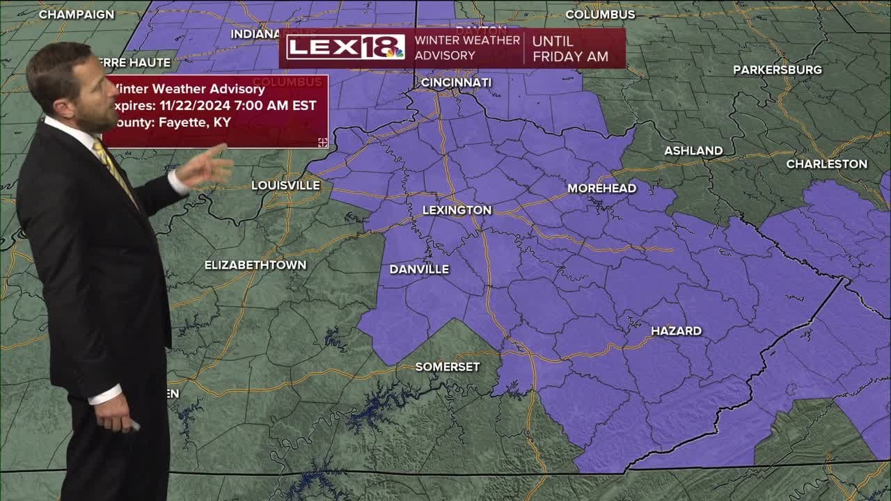 Gusty and Colder Thursday with Snow on the Way - YouTube