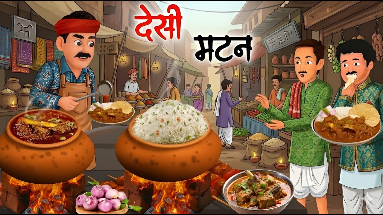 गांव का देसी मटन | gav ka desi matton | bedtime story | hindi kahaniyan | hindi moral stories |