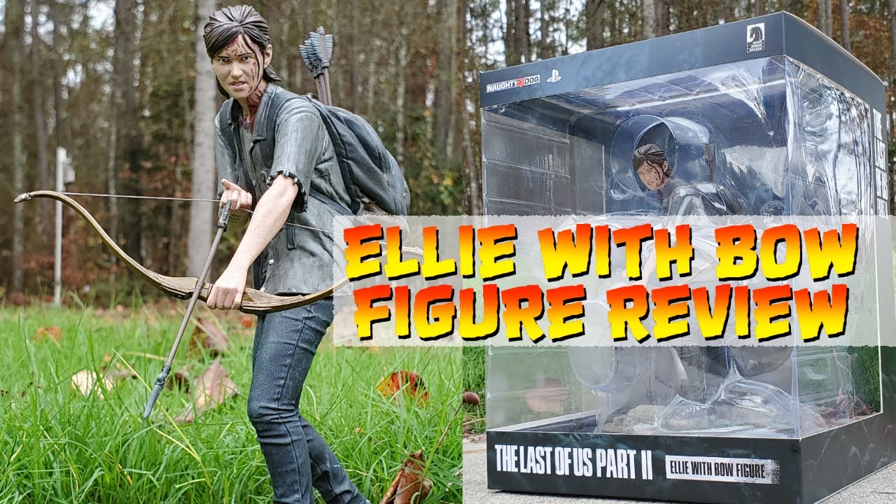 The Last of Us Part II Ellie with Bow Figure Original caixa perfeita