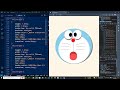 HTML এবং CSS দিয়ে ডোরেমন এঁর মুখ আঁকানোর টিউটোরিয়াল...full video with