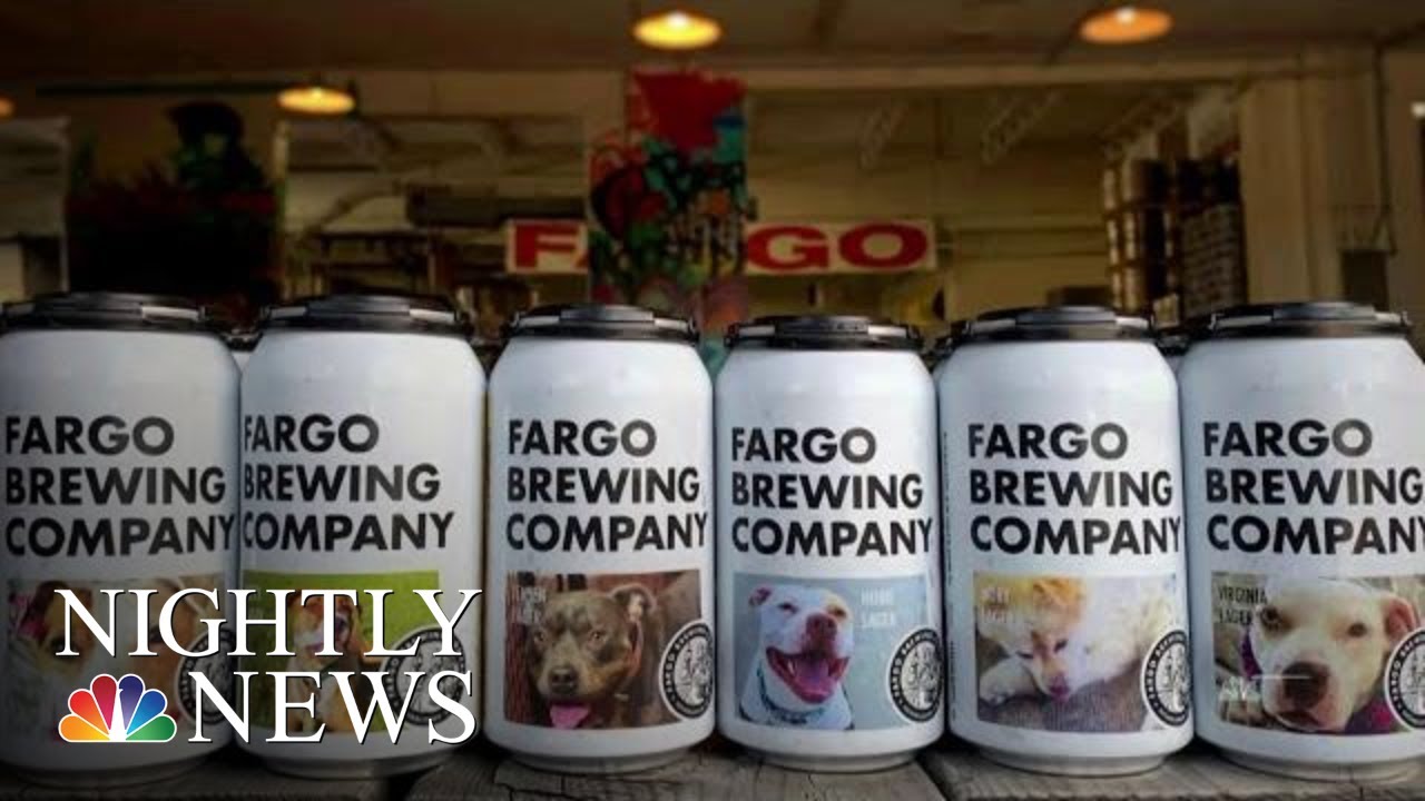 North Dakota Brewery Using Beer Cans To Help Dogs Find Forever Homes | NBC Nightly News