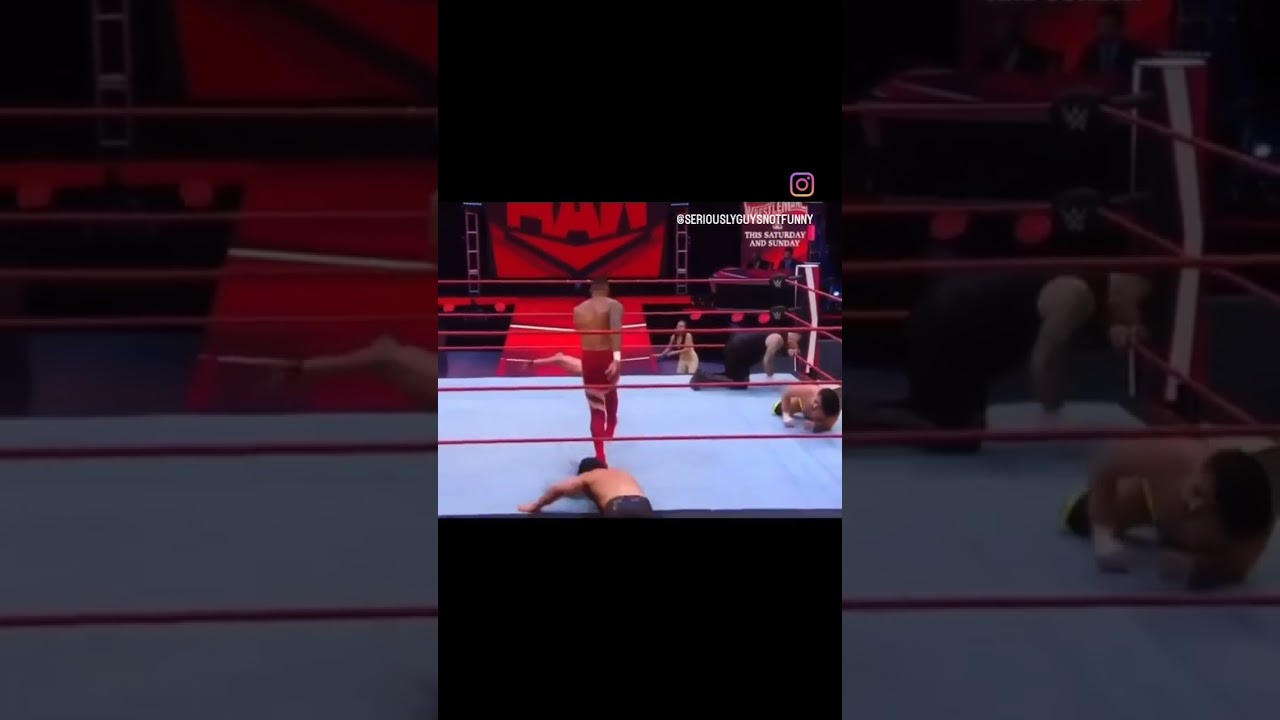 Montez Ford yells wrestlemania meme