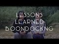 Lessons Learned Boondocking- TMWE S02 E61