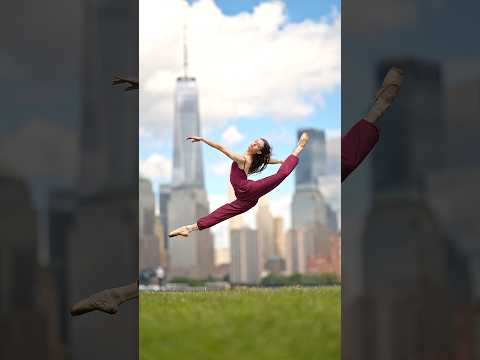 Slow-motion ballet jump 🩰          #shorts #ballet #dancer #trend