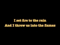 Adele  set fire to the rain