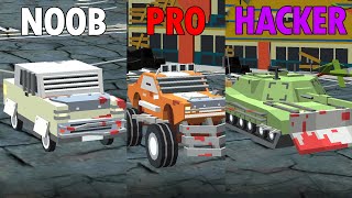NOOB vs PRO vs HACKER in Car Crash : Demolition Derby screenshot 2