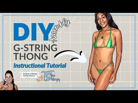 Narrow Side Man Thong Sewing Tutorial💯 Follow along tutorial