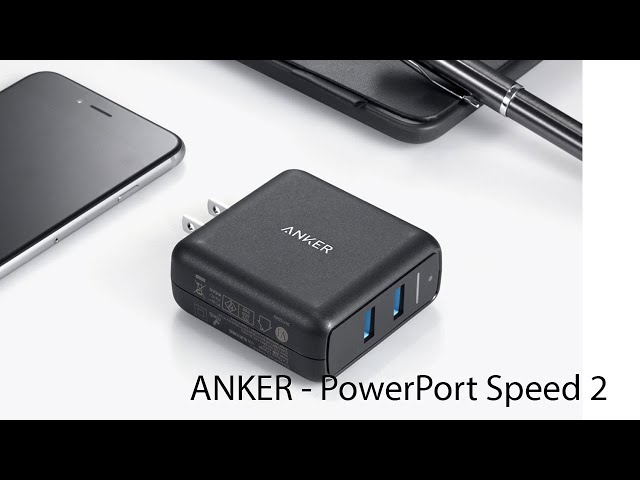 Unboxing Anker PowerPort Speed 2 Ports Quick Charge 3.0 39W Dual USB Wall Charger