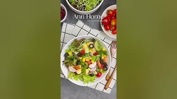 Cách làm Salad đơn giản cùng AnnHome - Eat clean & Healthy Food