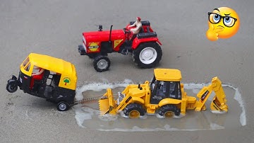 Diy tractor stuck in mud mini science project IIPart - 12 Il Tractor jcb video Il  @creativeidea1097