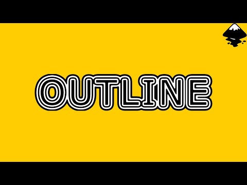 Multiple Text Outline Effect in Inkscape
