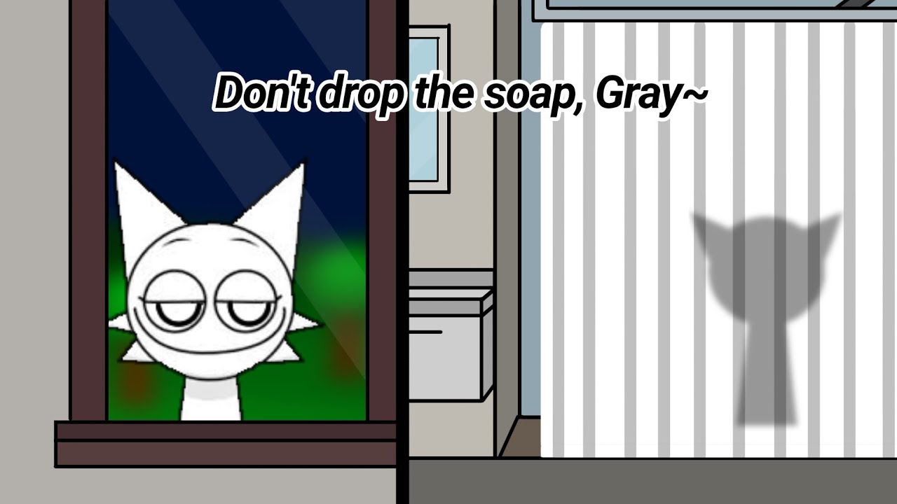 Sprunki Wenda X Gray Don't drop the soap animation SFW cut (reupload)
