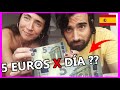 VIVIENDO CON 5 EUROS AL DÍA EN ESPAÑA 💸🍕 | VUELTALMUN