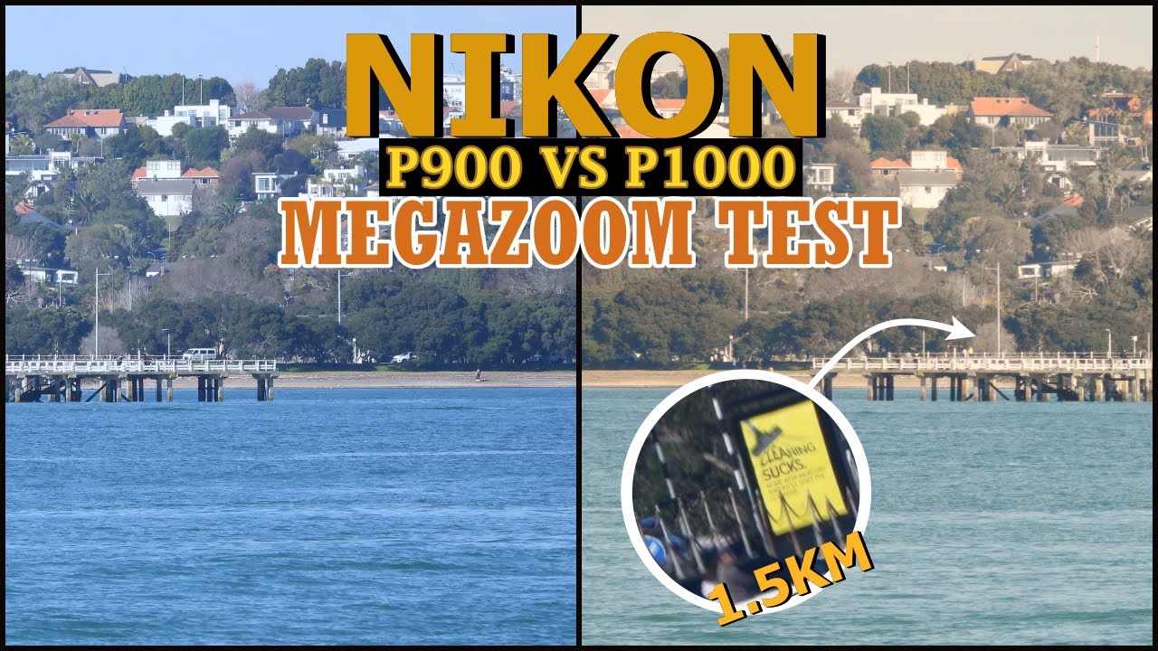 Nikon P900 vs P1000 Max Zoom Test Pier to Pier YouTube