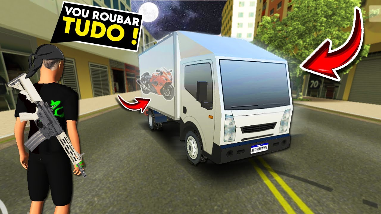 ROUBEI A CARGA do CAMINHÃO MISTERIOSO no MOTO WHEELIE 3D☠️
