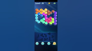 Block! Hexa Puzzle~Extreme D block 11 to 12 levels~ level-36