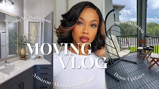MOVING VLOG 3 :I’m A Do It Myself!Decorating My Bathroom, HomeGoods Finds,Home Updates &amp; more