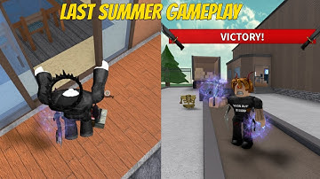 MM2 - TRYHARD MONTAGE + BEATING A GLITCHER (LAST SUMMER GAMEPLAY)