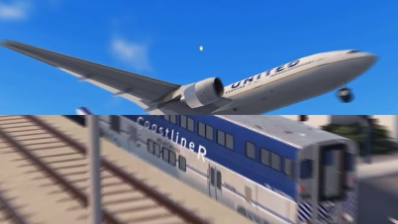 Planespotting and Railfanning in San Diego | Roblox SoCal Train Simulator