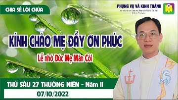 Đề tài 398: ĐỨC MẸ MÂN CÔI (07/10/2022)