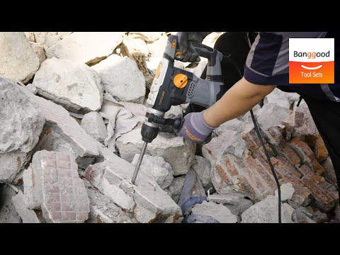 TOPSHAK TS-HD1 Electric Rotary Hammer Impact Drill - Banggood Tool Sets