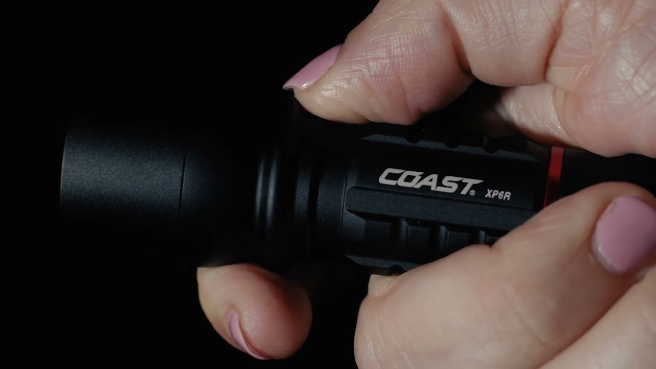 COAST LED Dual-Power Rechargeable Torch with Slide Focus. 400 Lumens