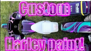 CUSTOM HARLEY DAVIDSON ROAD GLIDE PAINT