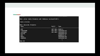 Sql-Presentation Slide 29-32