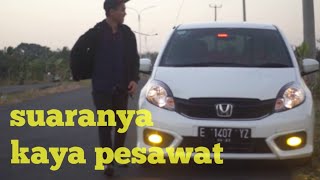 TEST DRIVE KNALPOT RACING HONDA BRIO