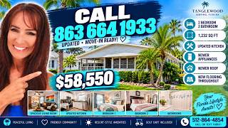 WOW!! Updated Snowbird Cutie! 2 bed 2 bath --Paradise Found In Tanglewood Florida!-33872