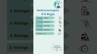 6 R- Regel Medikamentengabe Nemacki